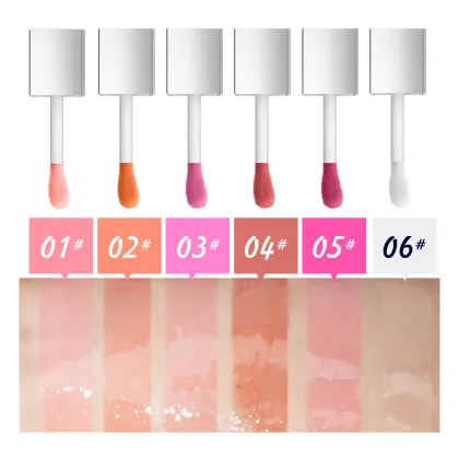 Lip gloss liquid transparent women water lip color