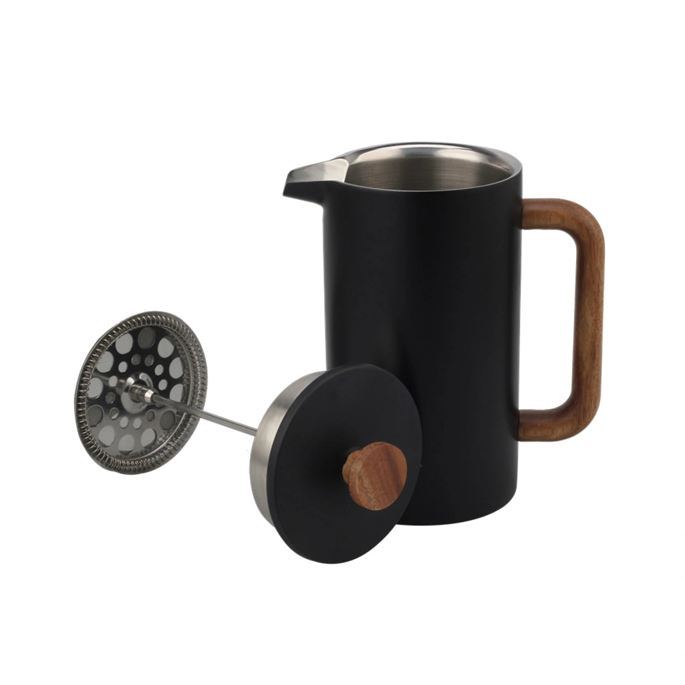 Double Wall French Press in Colour Box WL‑551008/1C