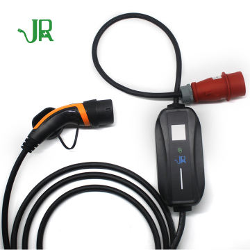 Three Phase 11kw Mobile Portable Ev Charger Box