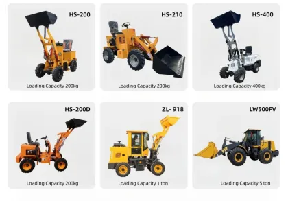 Cheapest 1ton Four Wheel Drive Mini Loader