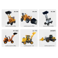 Cheapest 1ton Four Wheel Drive Mini Loader