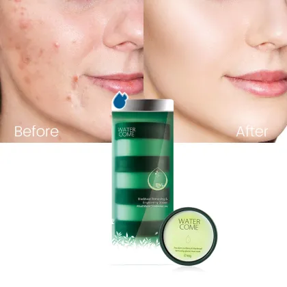 Private Label Organic Turmeric Oil Control Pink Rose Clay Facial Mask