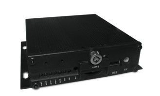 4ch H.264 3g Gps Mobile Dvr Recorder 1ch D1 + 3ch Cif Realtime Recording
