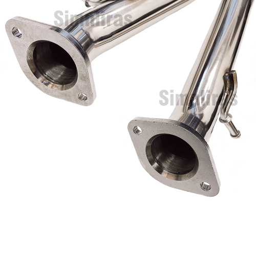 201 rostfreies Achsen-Rücken-Auspuff 60-mm-Rohr für Lexus GS350 L10 2013-18