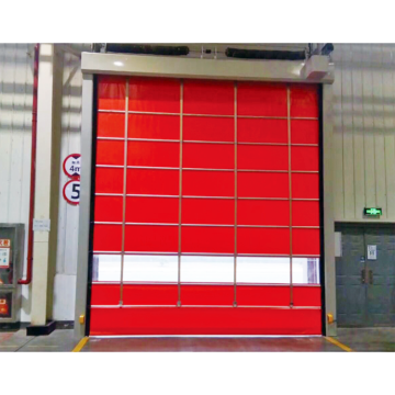 CE LVD မြန်နှုန်းမြင့် PVC stacking roller shutter