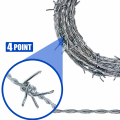 Hochfester Galfan-Zink-Aluminium-beschichteter Stacheldraht