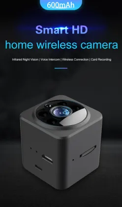 Mini Wifi Camera: Smart Home 1080p Micro Camcorder with Night Vision
