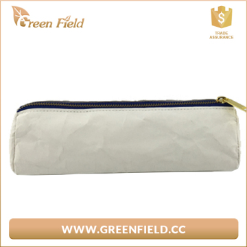 Washable kraft paper pencil pouch white paper pen bag