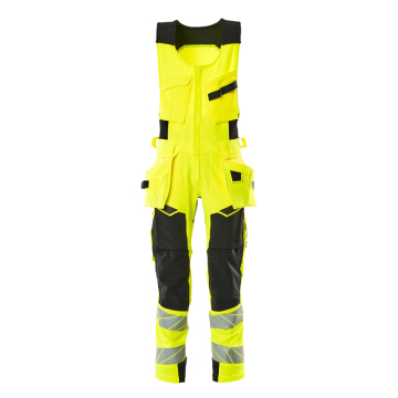 MLAZ -902 กางเกงสินค้า bib พร้อมแผ่นรองเข่า - กางเกงงานระบายอากาศได้