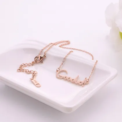 Rose Gold Good Luck Charm Necklace For Women
