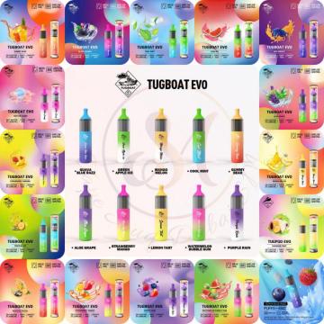 Kit jetable 4500 Puffs Vapes Dispositif Tugboat Evo