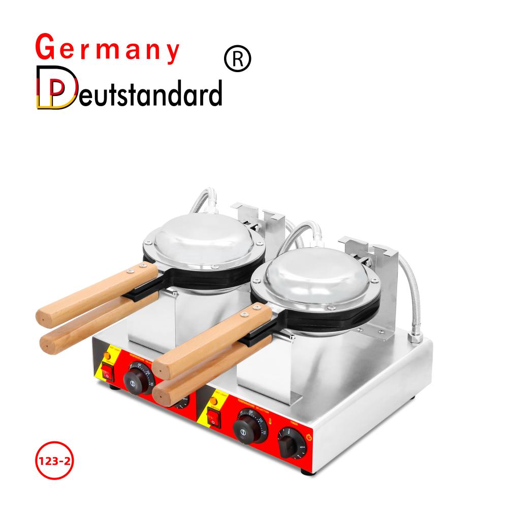 commerical double head egg waffle machine for sale