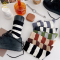 버전 천공 양말 삽입 줄무늬 파일 양말
