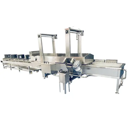 Continuous Fryer for Prawn Snacks and Potato Chips