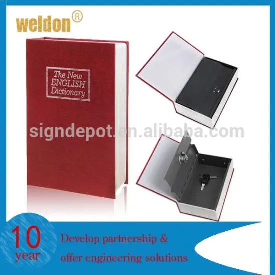 Secret Dictionary Book Safe with Security Key Lock Money Cash Jewellery Box