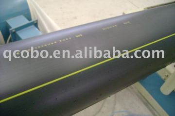 black HDPE gas pipes