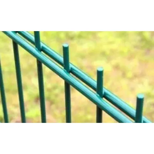 Two Dimensional Double Line Fence Panels Double Wire Mesh Fence for Sale Supplier