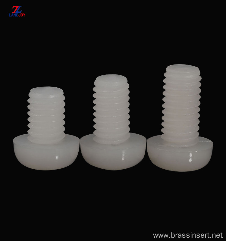 M8 M10 white nylon plastic machine screw