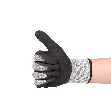 Hespax Cut Resistant HPPE Nitrile Dipped Work Gloves