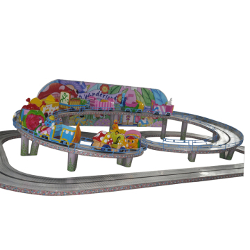 Electric Convoy Car Track Train Rides for Children at Funfairs
