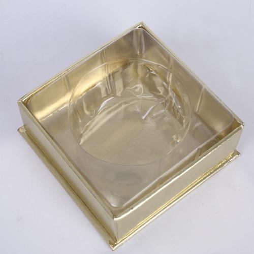 Custom Gold Empty Cosmetic Skincare Paper Cardboard Box