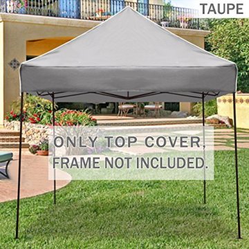 Folding awning with iron frame