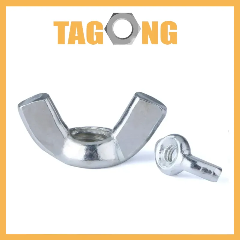 High-Quality Yellow Zinc Plated Wing Nut
