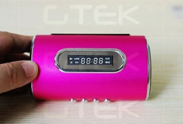 Music Portable Digital Speaker 3.5mm Stereo Jack For Smartphones