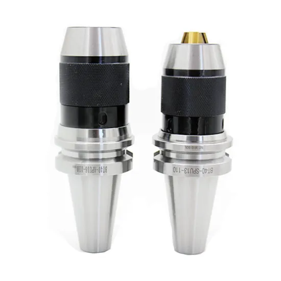 High-Quality BT40 APU10, APU13, APU16 Self-Tightening Keyless Drill Chuck Tools for CNC Machine Accessories