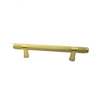 PVD Gold Grid Knurled Furniture Handle