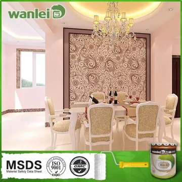 Attractive, durable, environmental restaurant kitchen walls coating