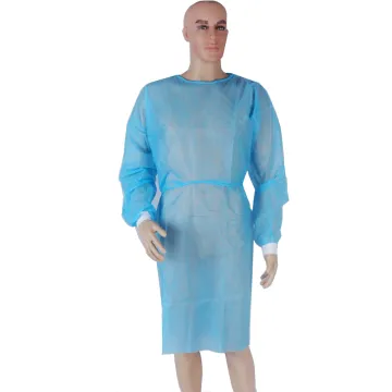 disposable protective plastic pe isolation gown