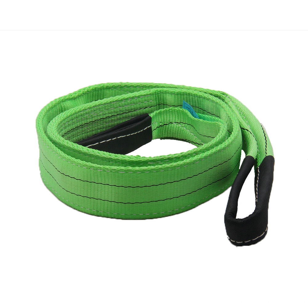 Green webbing sling