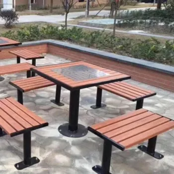 Modern WPC Wooden Outdoor Garden Benches and Park Seating Furniture Manufacturer