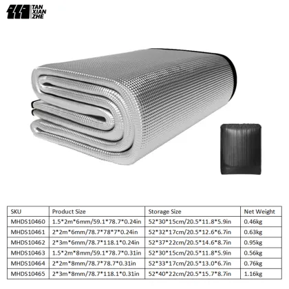 Camping Moisture Proof Mat: Waterproof Foam Foil Blanket for Thermal Insulation