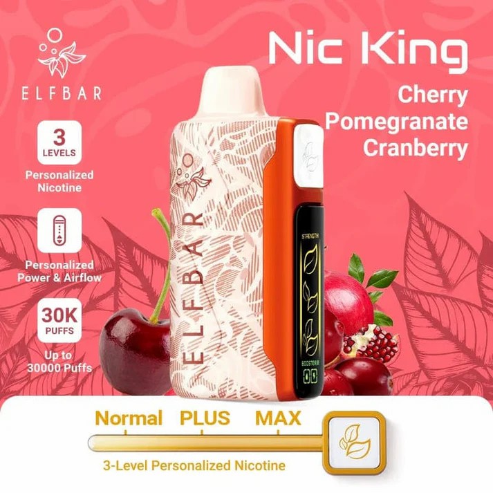Elf Bar Nic king 30k puff vape yang disesuaikan