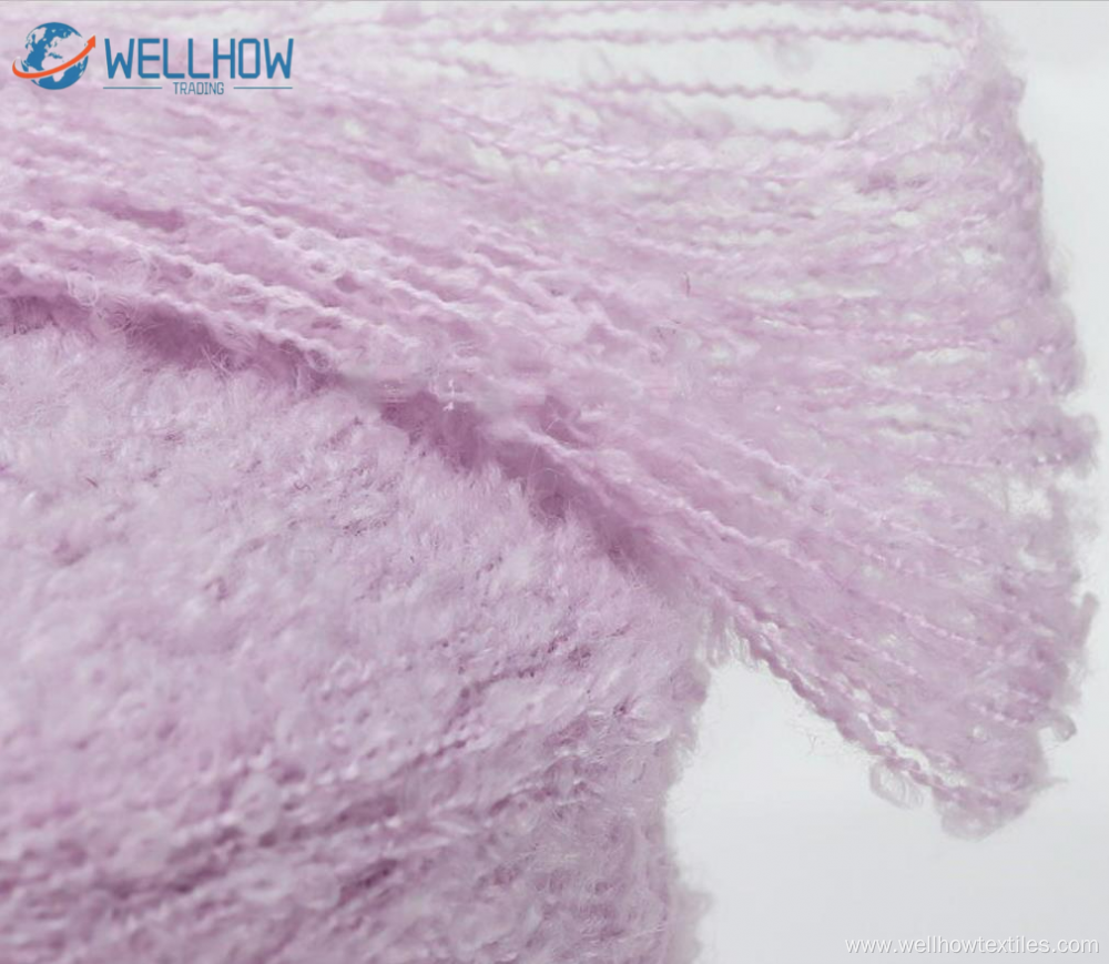 High Quality 1/9NM Wool Like Polyester Loop Yarn