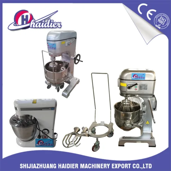 Kitchen Equipment Full Stainless Steel 20L Cake Mixer with Three Beater for Batter and Milk