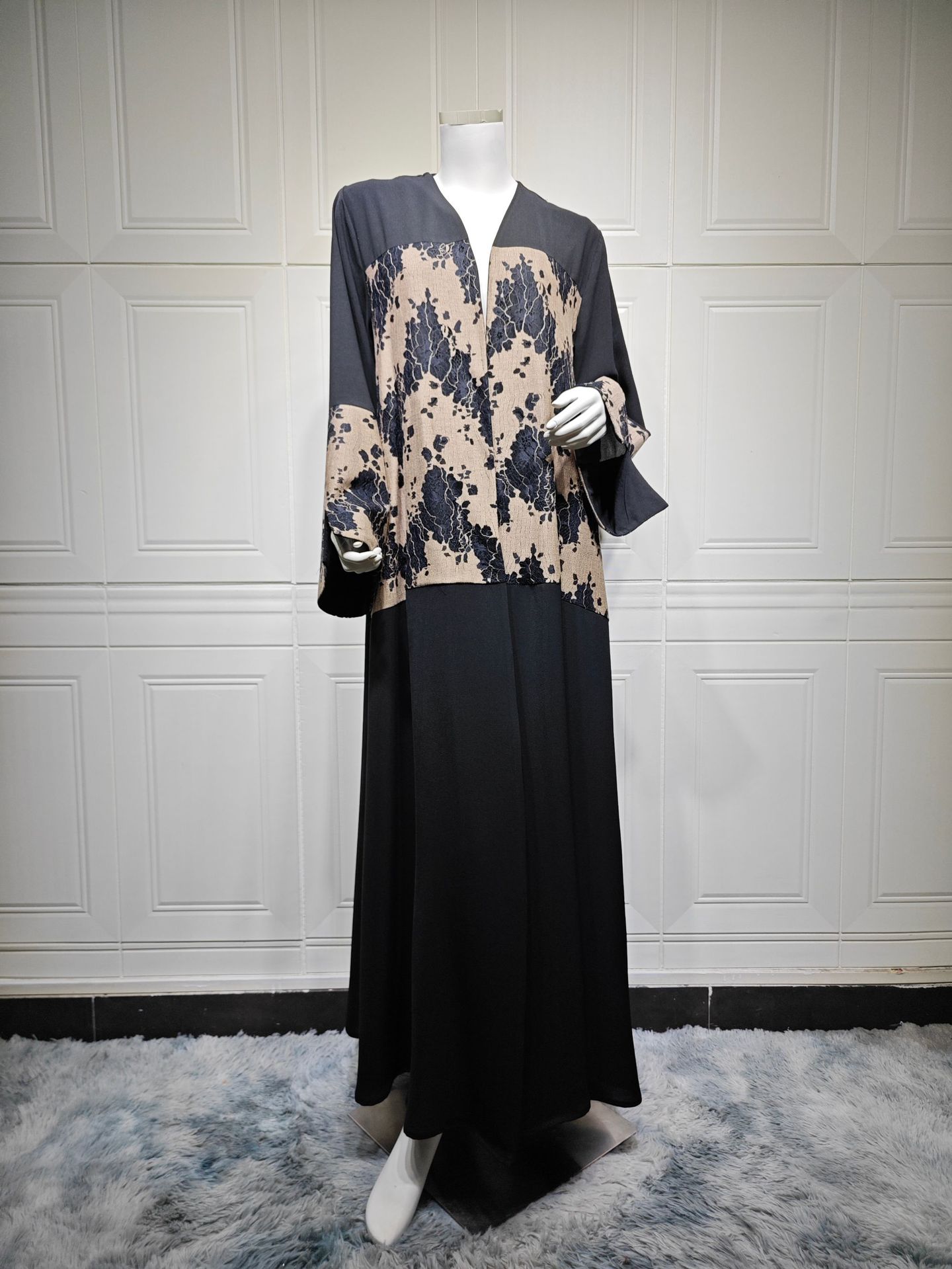 Black Abaya Robe MQ299 (1)