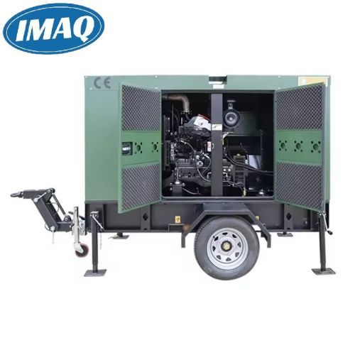 Diesel Generator Price with Wheels Mobile Movable Type