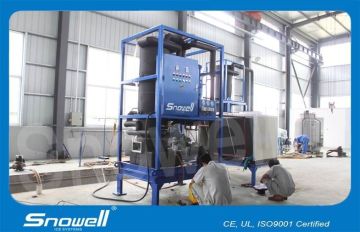 3t/d Tube Ice Making Machine / Maker High Efficient , R404a / R22 Refrigerant