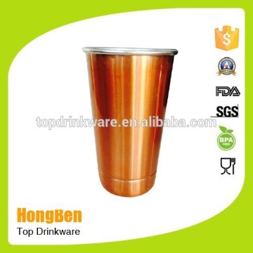 stainless steel beer mug/customized stainless steel pint cup/stainless steel shot glass
