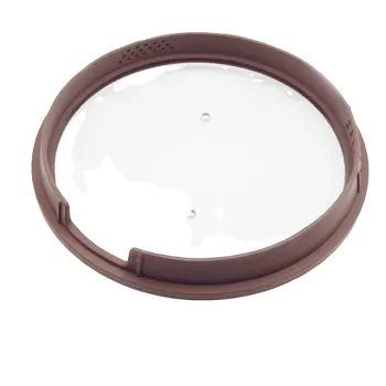 LFGB Standard Cookers: Universal Glass Silicone Lid with Steam Holes for Diverse Pan Sizes