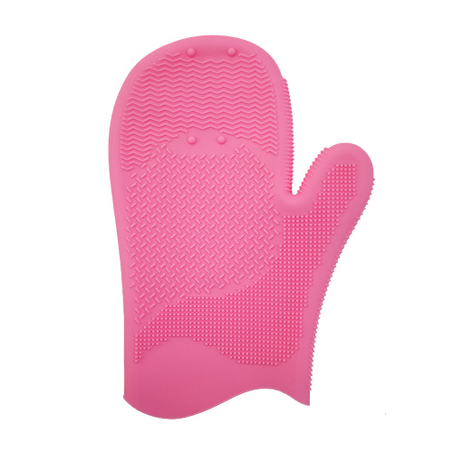 Gant de nettoyage en silicone pour pinceau de maquillage