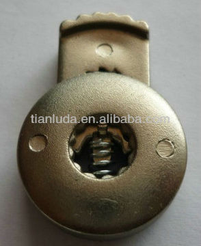 1 hole metallic plating plastic stopper