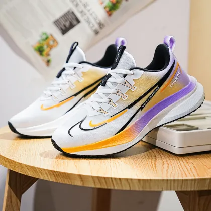 Youth Trend Women's/Men's Lightweight Cushioned Springback Training Running Shoes