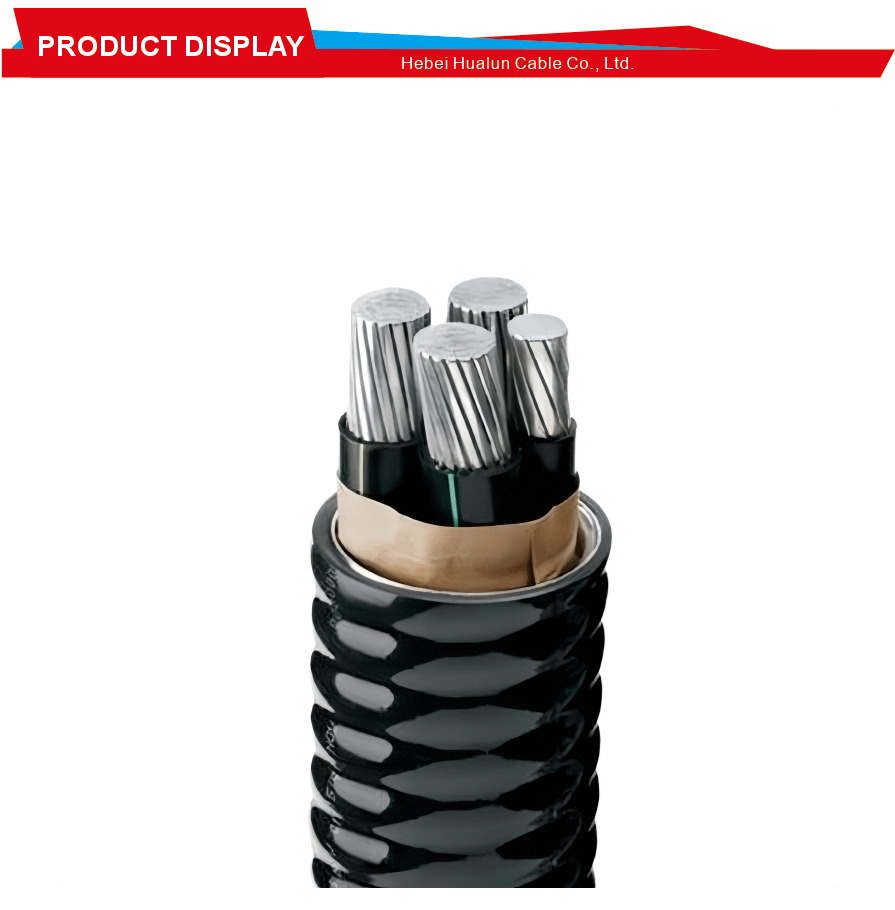 90C Rated Aluminum Alloy Direct Burial Cable