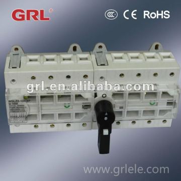 GLZ Manually operated change-over switch 125A