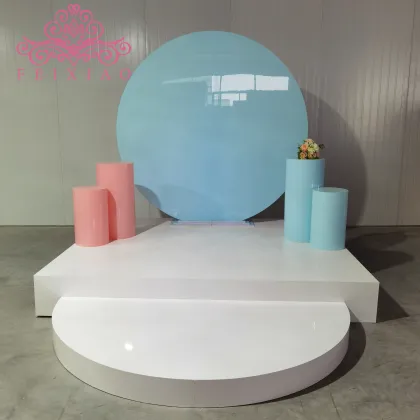 PVC Acrylic Square White Dance Floor for Wedding Stage