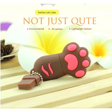 Cat-claw Silicone U Disk Cover USB Dust Case